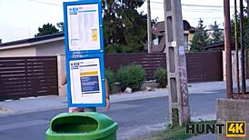 Hunt4k guy takes cash to watch stranger drill his tattooed gf 😈🔥