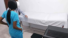 slutty latina nurses seduce black ebony patient into wild hospital sex episode one