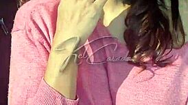 i'm the slutty latina wife flashing truckers on our sp car ride with hubby watching