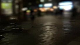 Fit Sandy milf's fake tits bounce in raw public doggystyle hookup!