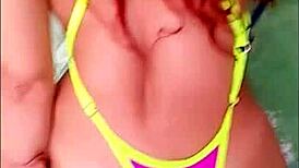colombian bombshell bikini casting unleashes anal freak?