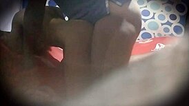 Sexy Colombian university girl moans loud fucking lover hidden cam upskirt!