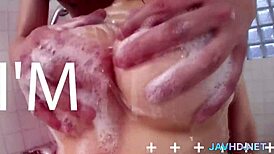 Stunning Japanese babe squirts wildly in amateur peeing compilation series