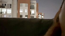 Jerking My Huge Cock On Hotel Balcony Then Exploding Twice In Bathroom Cumshot!!