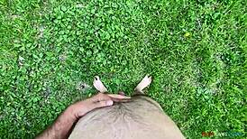 short-haired brunette moans homemade first outdoor forest masturbation 2024