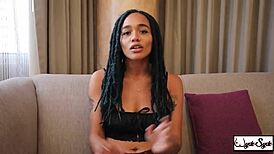 JULIE KAY'S TRIMMED PUSSY Nympho Takes BDSM Dick Ride from King Noire Deepthroat Cowgirl