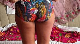 damn ketria rides that dildo anal style on the chair so good