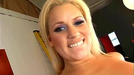 hey babe watch this sexy blonde milf mom ride huge cock doggystyle then anal