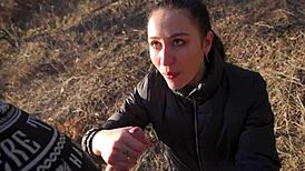 wanna meet this skinny college babe for outdoor cowgirl deepthroat?