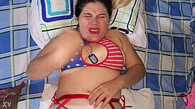 Keep pounding my american blonde anal whore