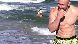 College girls turn spring break orgy into hardcore doggystyle fuckfest