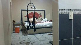 Mexican big ass hooker shows up sucking cock then taking it deep