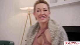 my stepmom joins black boyfriend to fuck petite teen deep