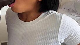 Amateur Couple Devours Huge Meat Dildo in Rough POV Deepthroat Ball Licking. Nysdel Action