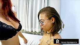 Sexy Milf Massage Turns to Pussy Licking Scissoring