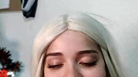 Wellington explodes deep in witch's throat after wild Halloween suck