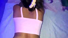 Dude I'm riding my neighbor's thick cock wild and loving every bounce on it