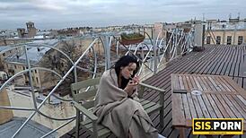 Stepbro's dick sucked greedily then pounds sis pussy hard