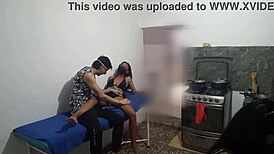 Hey neighbor, you seducing my best friend sexy milf while I cook dinner?