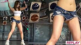 Naughty Korean Kpop dancers shake asses in steamy xxx routine