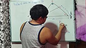 Nerdy Asian Student Calculates Hot Bedroom Math with Teacher Cock!