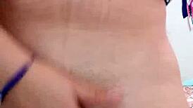 colombian latina secretly rubs her sexy vagina closeup