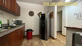 Wife's best friend milks my cock deep for cash in sloppy creampie cuckold