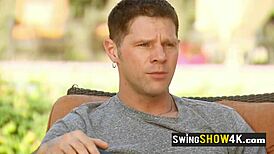 swingers strip naked all summer for nonstop group orgy action