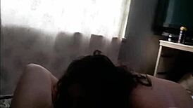 fuck, this bbw milf's sloppy blowjob ends with huge cumshot straight in mouth