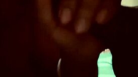 brown skin latina milf slurps sloppy on big black cock