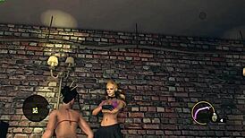 saints row the third strip club big tits big ass strippers rip clothes lap dance cowgirl whores