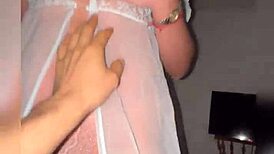 madrastra walked in on stepson with dick out... she got so horny n begged him to fuck her while alone at home mexican mommy casero