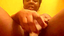 hey watch me drip wet while i ram toys in my ebony pussy dirty talk nonstop