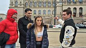 silvia dellai's fake pool dap turns into nonstop double anal gaping and cum swallow frenzy