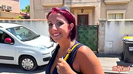 vanessa's huge tits tease in rouen slut play