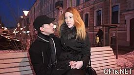 boyfriend watches her suck fuck for cash in nasty competition game