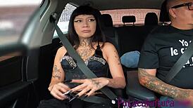 Mafia Princess Ex of Alex Marin Crosses Mexico to Fuck Luis Garay in Tijuana Car