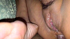 that resentful latina girlfriend's skinny ass gapes for anal creampie