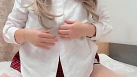 nvizli flashes ass tits in hot web chat session