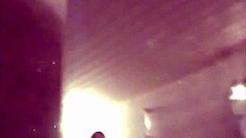 Flora and Johny steam up the homemade sauna together