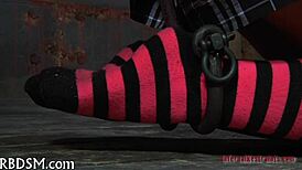 intense whipping sadomasochism session