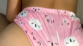 Sad Pajama-Clad 18yo Stepsis with Big Ass Gets Fucked Hard in Homemade Vid