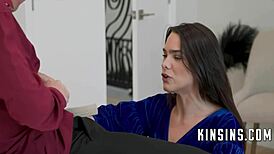 A Horny New Year Taboo Fantasy Shares Stepbro's Wife with Cuckold Husband