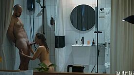 wanna shower together babe its way easier to clean that cum off your cute face after deepthroat blowjob