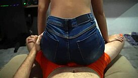 POV Tease Makes Him Cum in Underwear Haha!