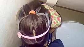 Fiesta Party Girl Fucked Raw in Bathroom by Horny Friend