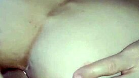 Married couple indulges in leisurely anal sex close-up at home