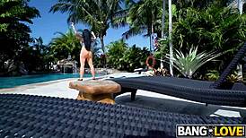 Roommate pounds Lilith Morningstar epic orgasm