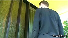 deutsche milf jenny fucks neighbor boy hard