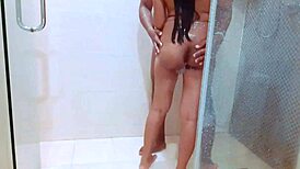 Hot Wife Fucks Hubby Hard in Steamy Shower Orgasm!